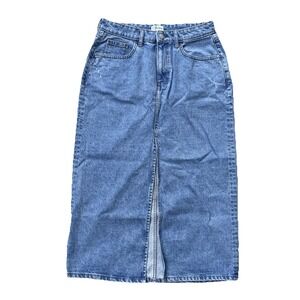 Women's The Drop Denim Skirt Dixon Size Medium Waist: 30"